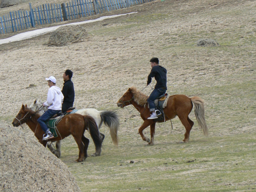 Gorkhi Terelj Mongolians on Horses