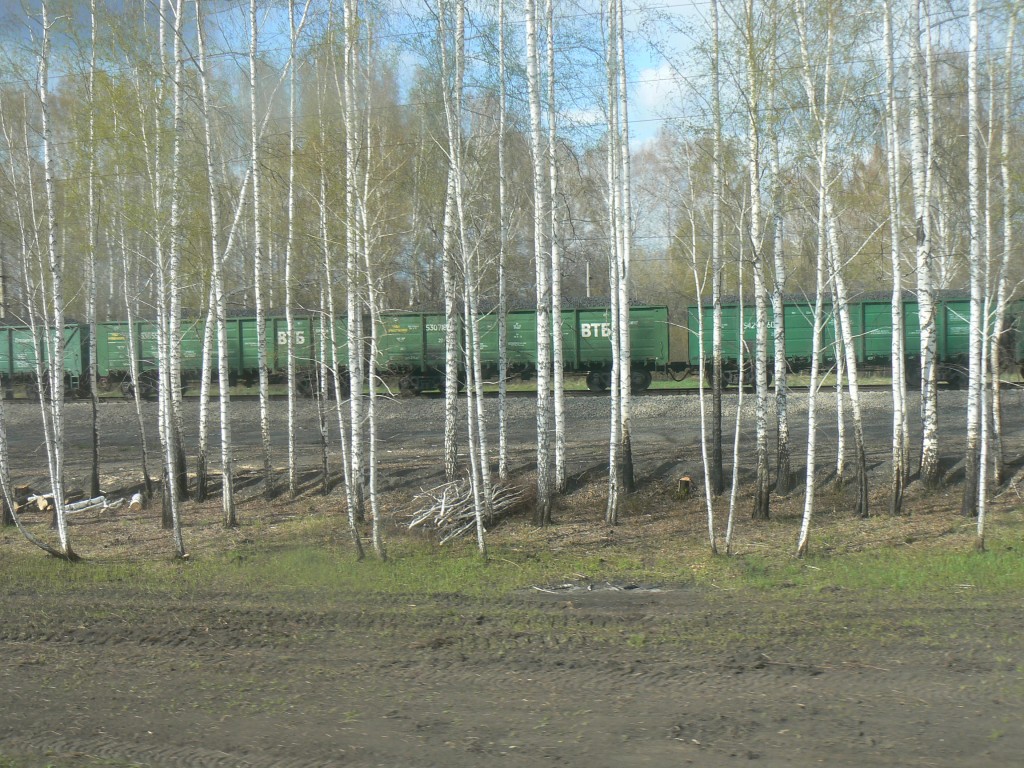 Siberia train freight traffic