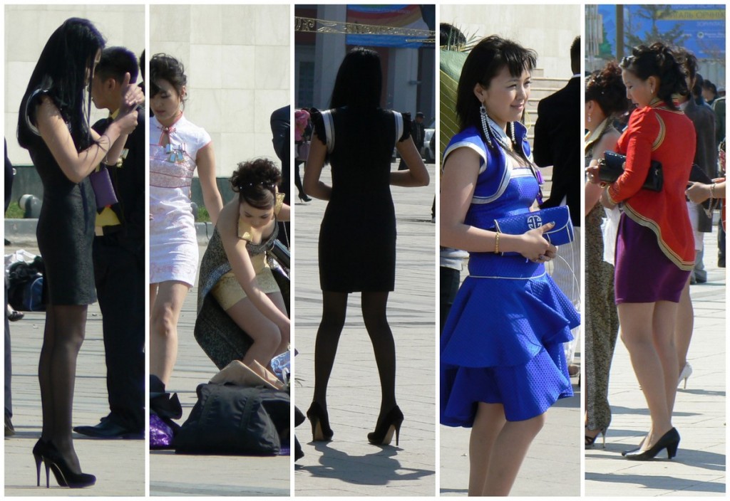 Ulaanbaatar Women on Sukhbaatar Square