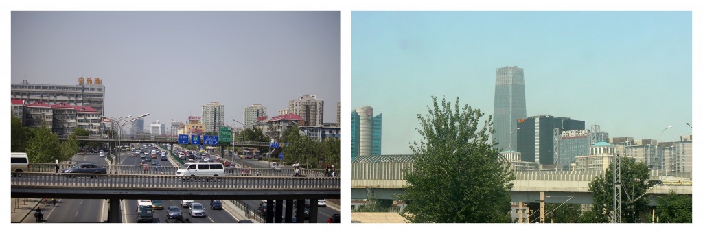 Trans-Siberian train arriving Beijing