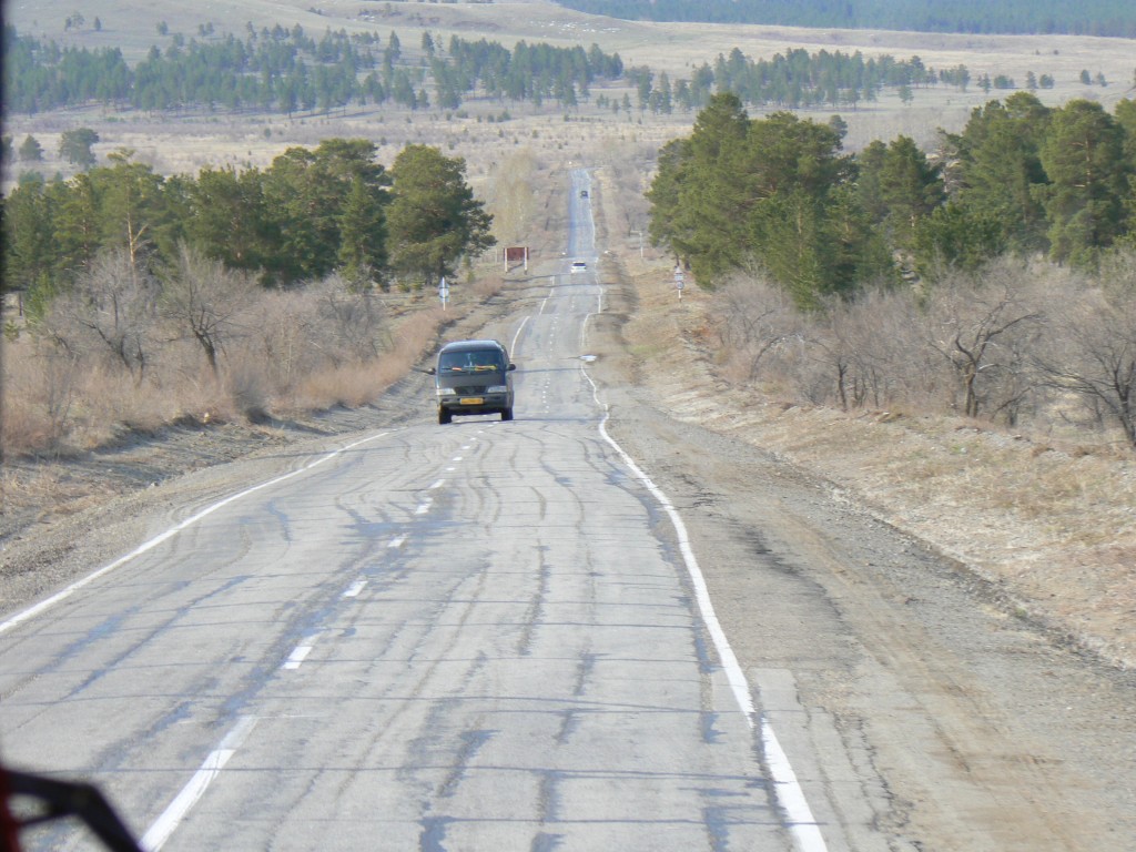 Highway A-165 near Kalinishnaya