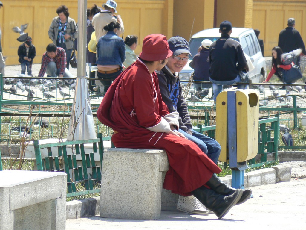 Ulaanbaatar Gandan Khiid Monastery monk