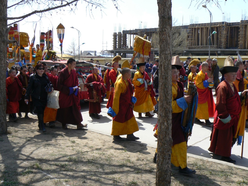 Buddhist Ceremony at Gandan Khiid