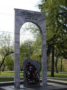 Tomsk Memorial to locals killed by Stalin